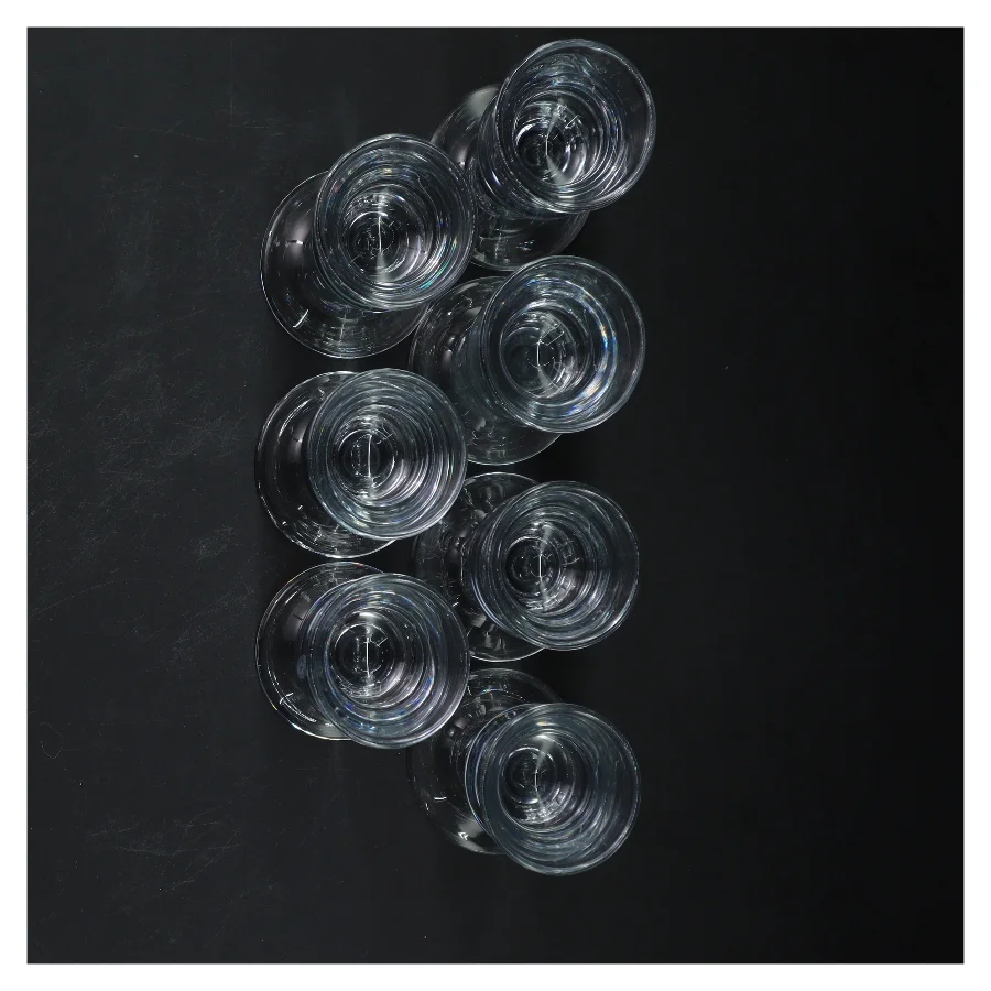 Sæt med 7 glas (str. 7 styk, 12 cm)