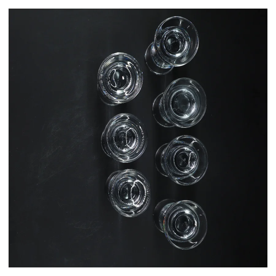 Sæt med 7 glas (str. 7 styk, 12 cm)