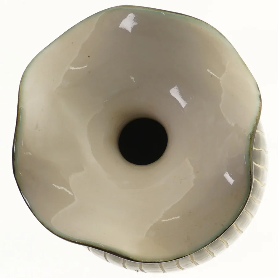 Keramisk vase med mønster fra Ilva Home (str. 37 cm)