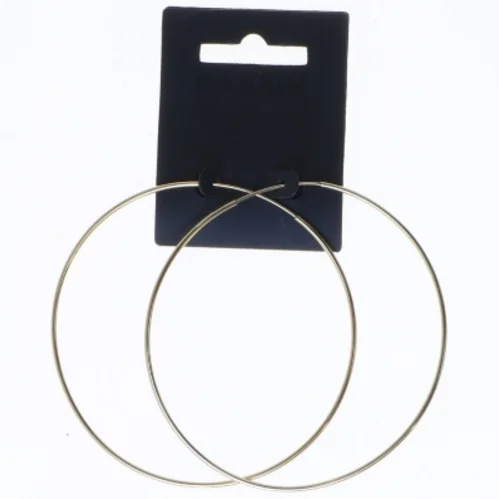 Store øreringe i guldfarve fra Pilgrim (str. Ø 6,5 cm)