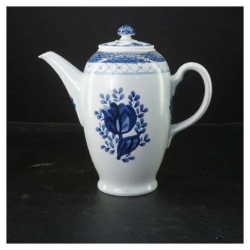 Porcelænstekande med blå mønster fra Royal Copenhagen (str. 21 cm)