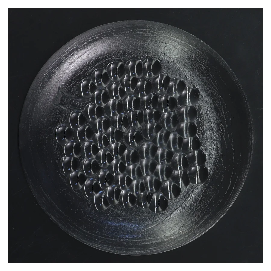 Sæt med 6 glasfade (str. 6 stk Ø 15,5 cm)