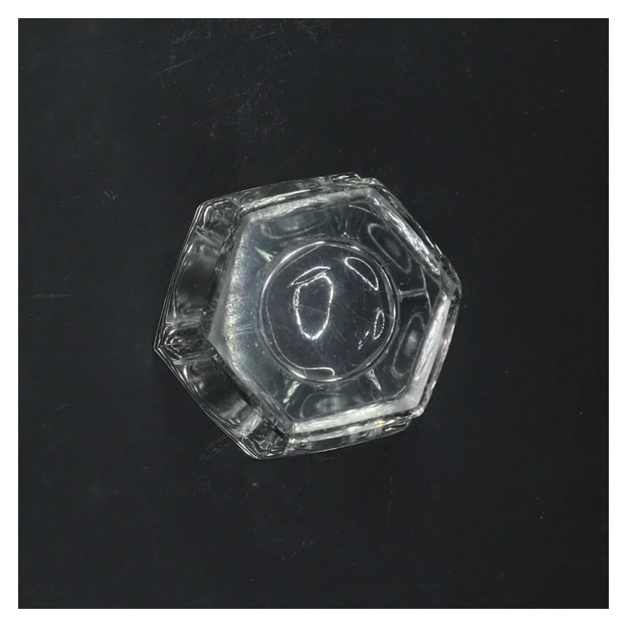 Glaskrukke med låg (str. 11 cm)