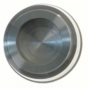 Frostet glas lysestage fra Menu (str. 10,5x13 cm)