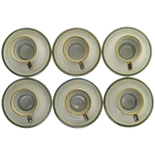 B&G stentøj kaffekopper med underkopper fra B&G (str. Ø 15 og Ø 7,5x7,5 cm)