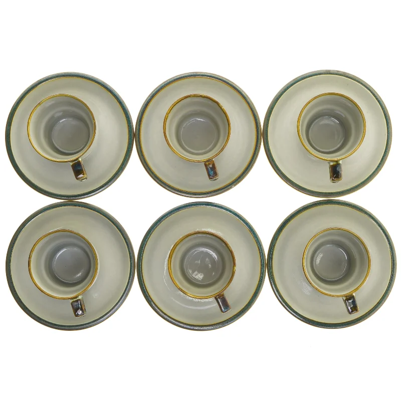 B&G stentøj kaffekopper med underkopper fra B&G (str. Ø 15 og Ø 7,5x7,5 cm)