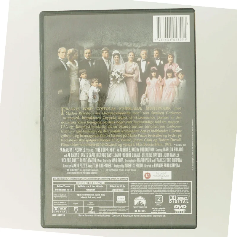 Godfather, the med Marlon Brando (DVD)