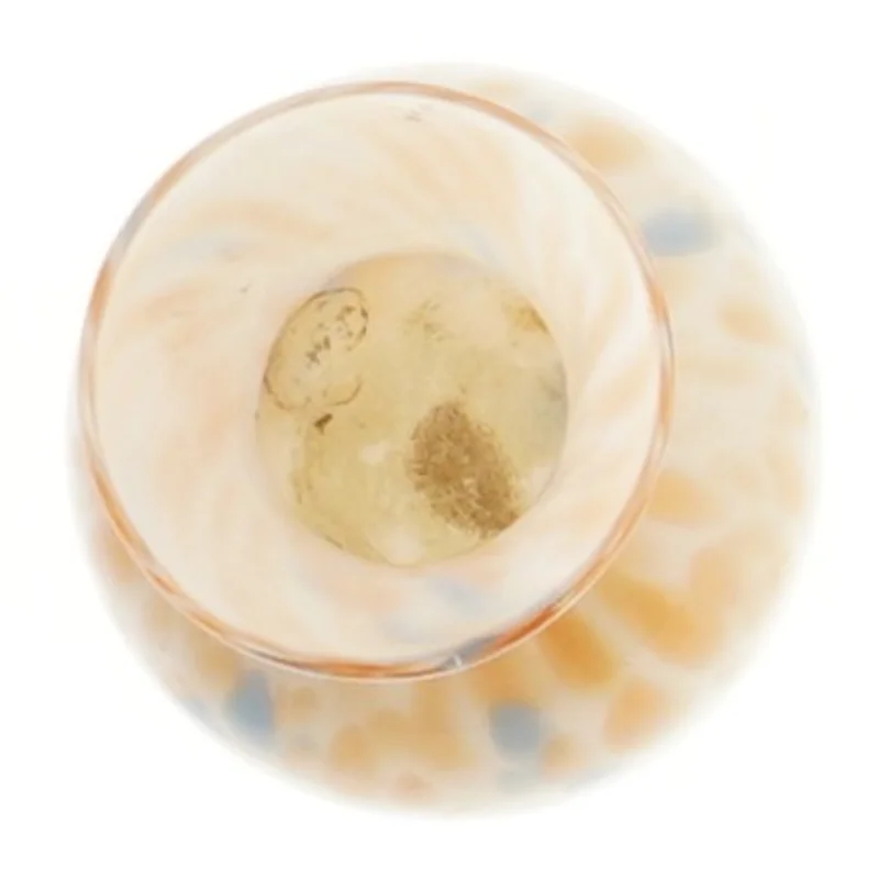 Dekorativ vase i glas (str. 12 cm)