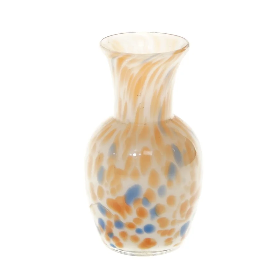 Dekorativ vase i glas (str. 12 cm)