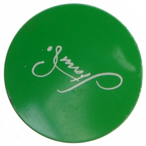 Tin container with Danish theme fra Irma (str. Ø. 11,5 cm. længde. 15 cm)