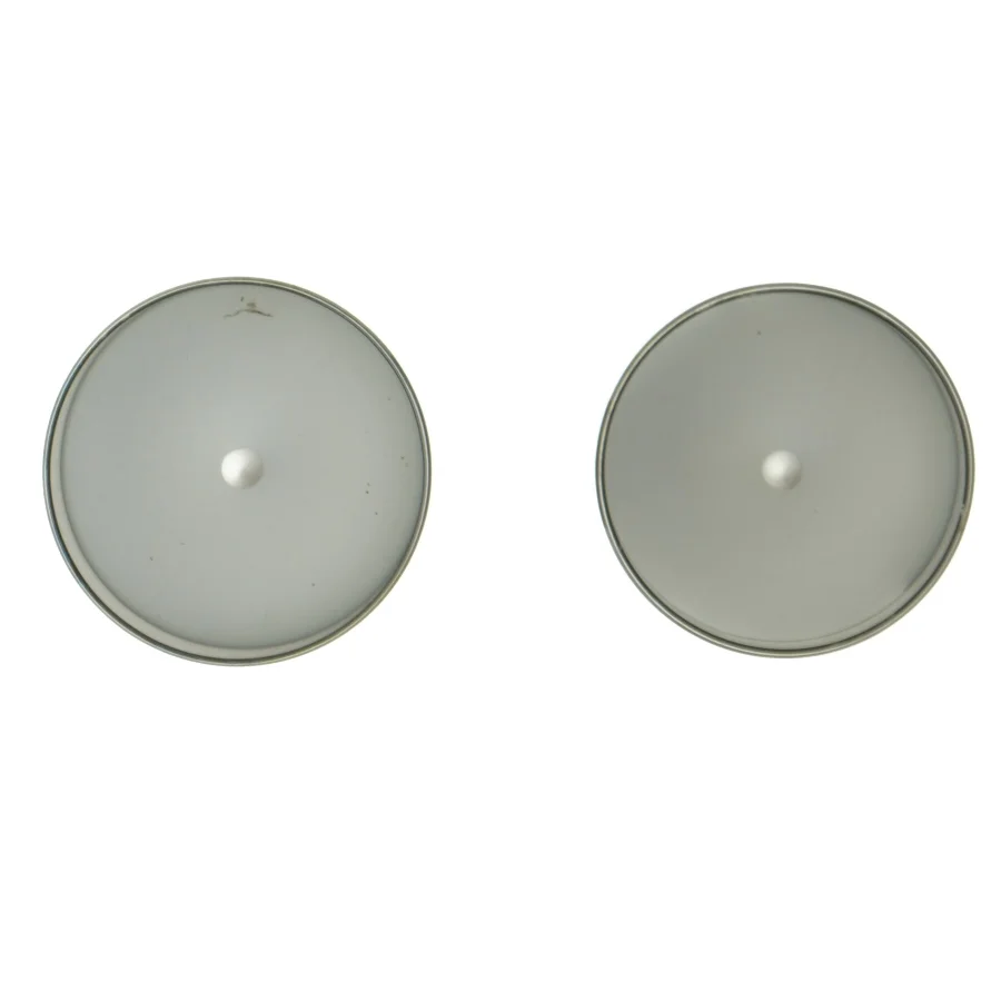 LED stearinlys i glas fra Livarno (str. Ø 7,5 cm højde 10 & 15 cm)