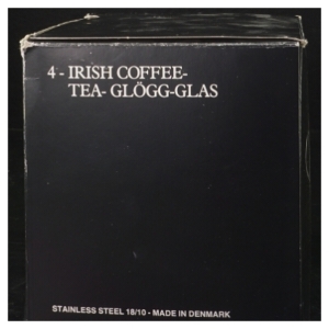 Irish Coffee Gløgg Glas sæt (str. 13 cm)