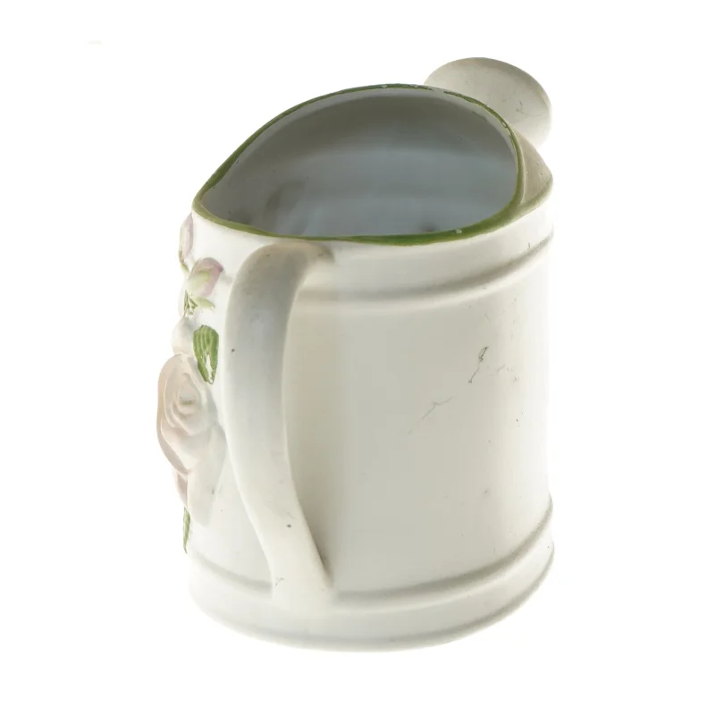 Dekorativ vandkande med rosemotiv (str. 15,5x11,5x30 cm)