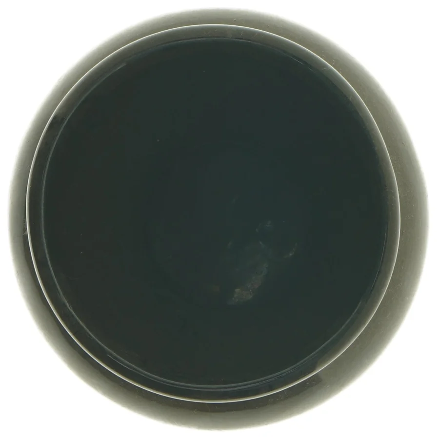 Sort keramikvase fra Portugal (str. Ø 12 cm længde 13,5 cm)