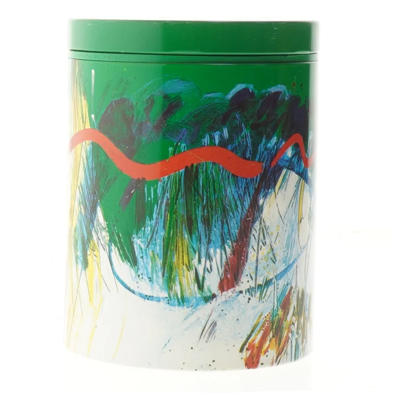 Dekorativ metalæske fra Irma (str. Ø. 11 cm. længde. 15 cm)