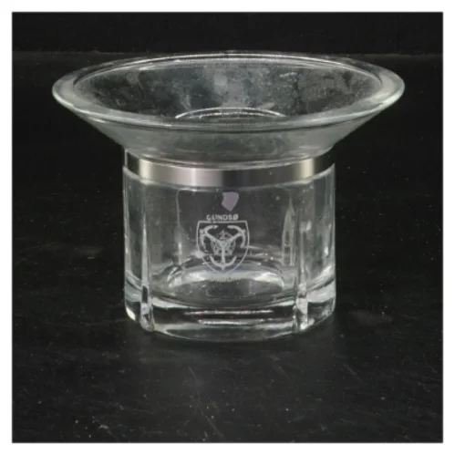 Glaskaraffel med emblem fra Rosendahl (str. 7 cm)