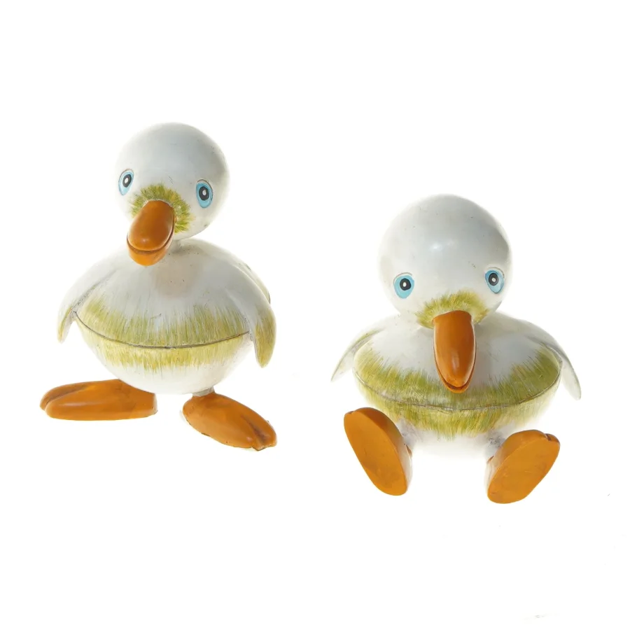 Dekorative figurer af ænder (str. 11 cm)