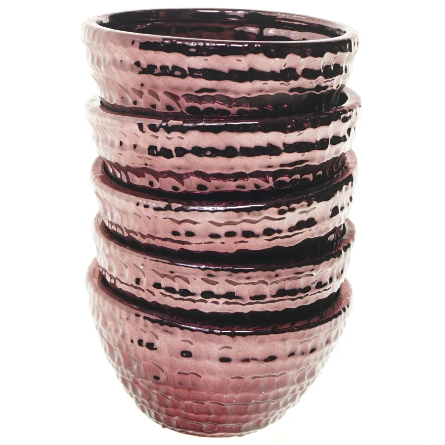 Sæt med 5 skåle (str. 5 styk, 14,5x7 cm)