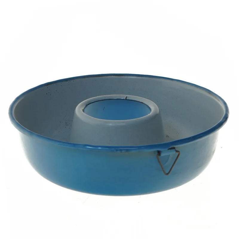 Blå rund kugleformet gryde (str. Ø 21,5 cm)