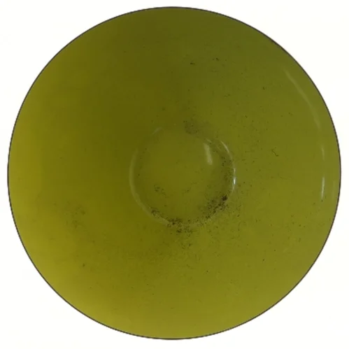 Sort skål med grøn inderside fra Krenit Denmark (str. Ø 25 cm)