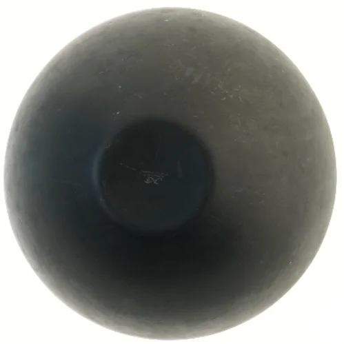 Sort skål med grøn inderside fra Krenit Denmark (str. Ø 25 cm)