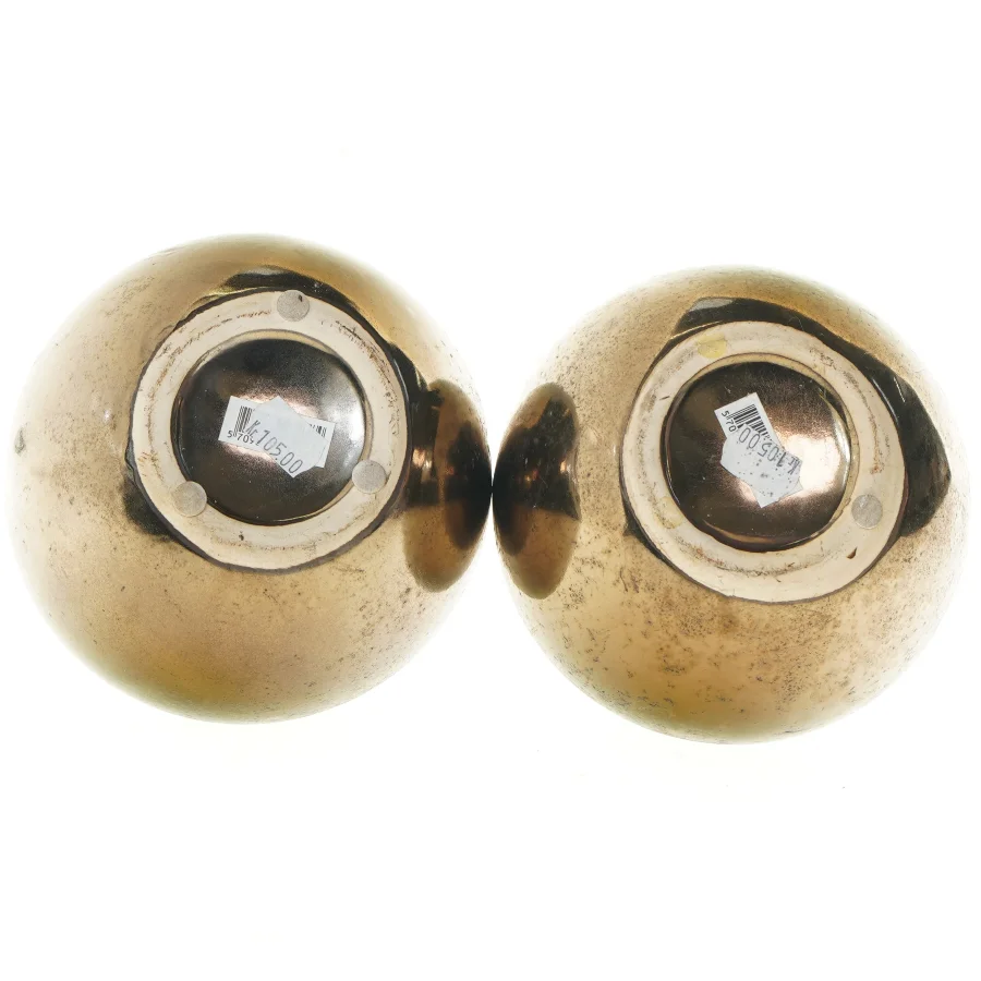 Vaser i brændt metaldesign (str. Ø 17 cm)