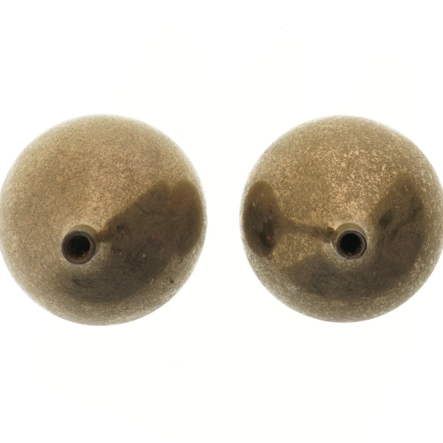 Vaser i brændt metaldesign (str. Ø 17 cm)