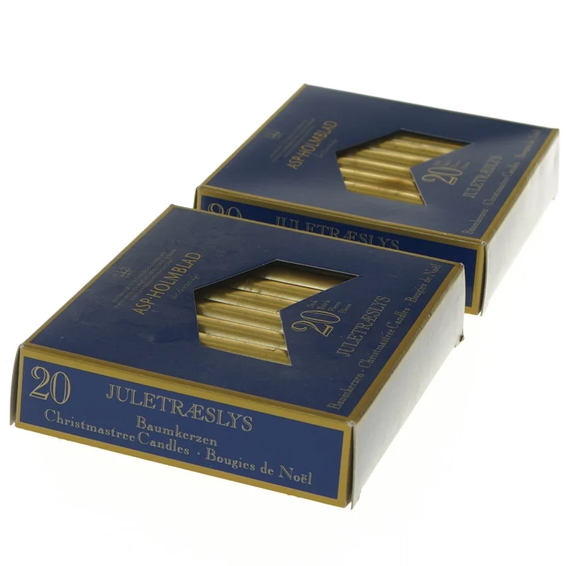 Asp-Holmblad juletræslys, 40 stk fra Asp-Holmblad (str. 40 styk, 11 cm)