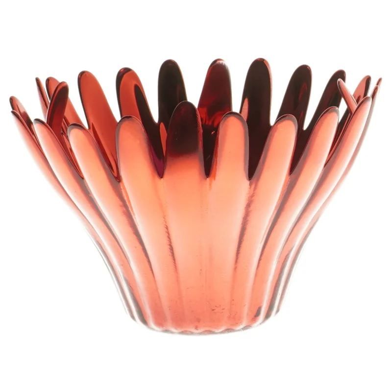 Rød glasvase Krifon fra Krifon (str. 13,5 cm)