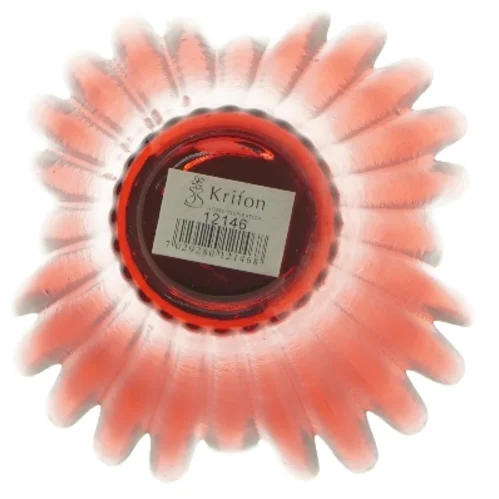Rød glasvase Krifon fra Krifon (str. 13,5 cm)