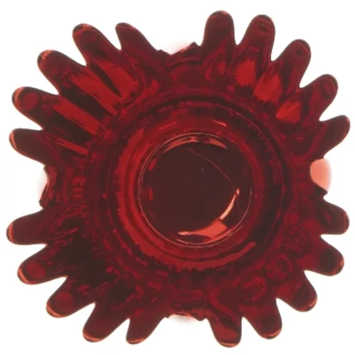 Rød glasvase Krifon fra Krifon (str. 13,5 cm)