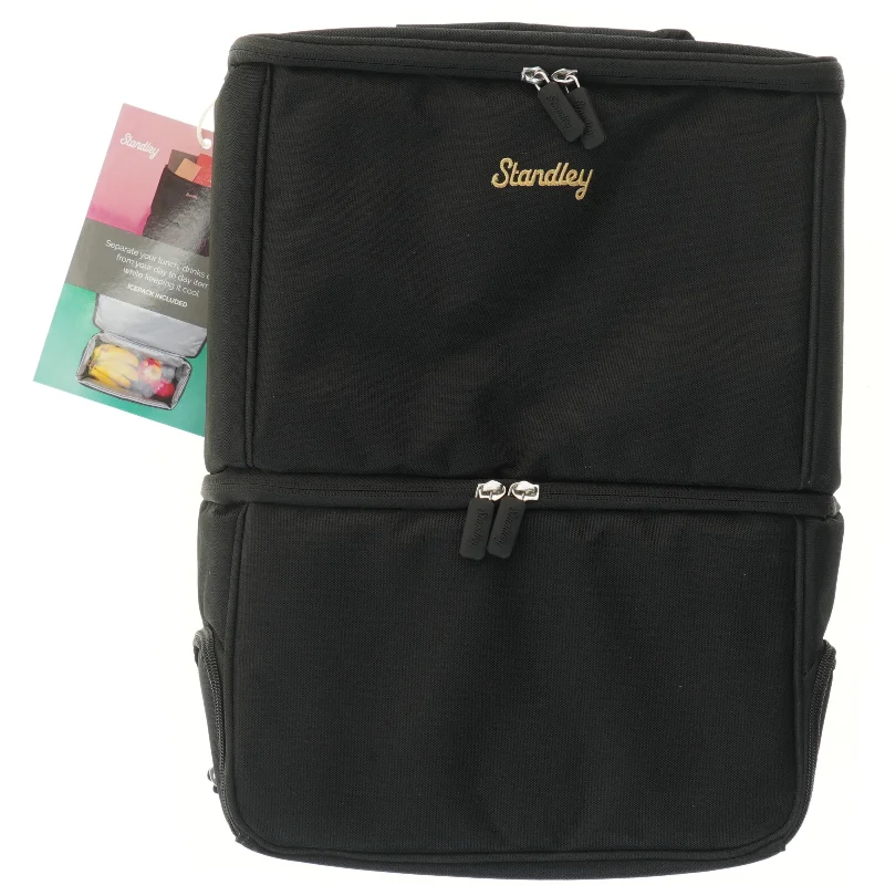 Sort Standley rygsæk fra Standley (str. 41x32 cm)