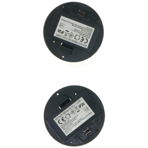 2-pak glaslanterne med 10 LED fra Netto (str. 15 cm. 2 styk)