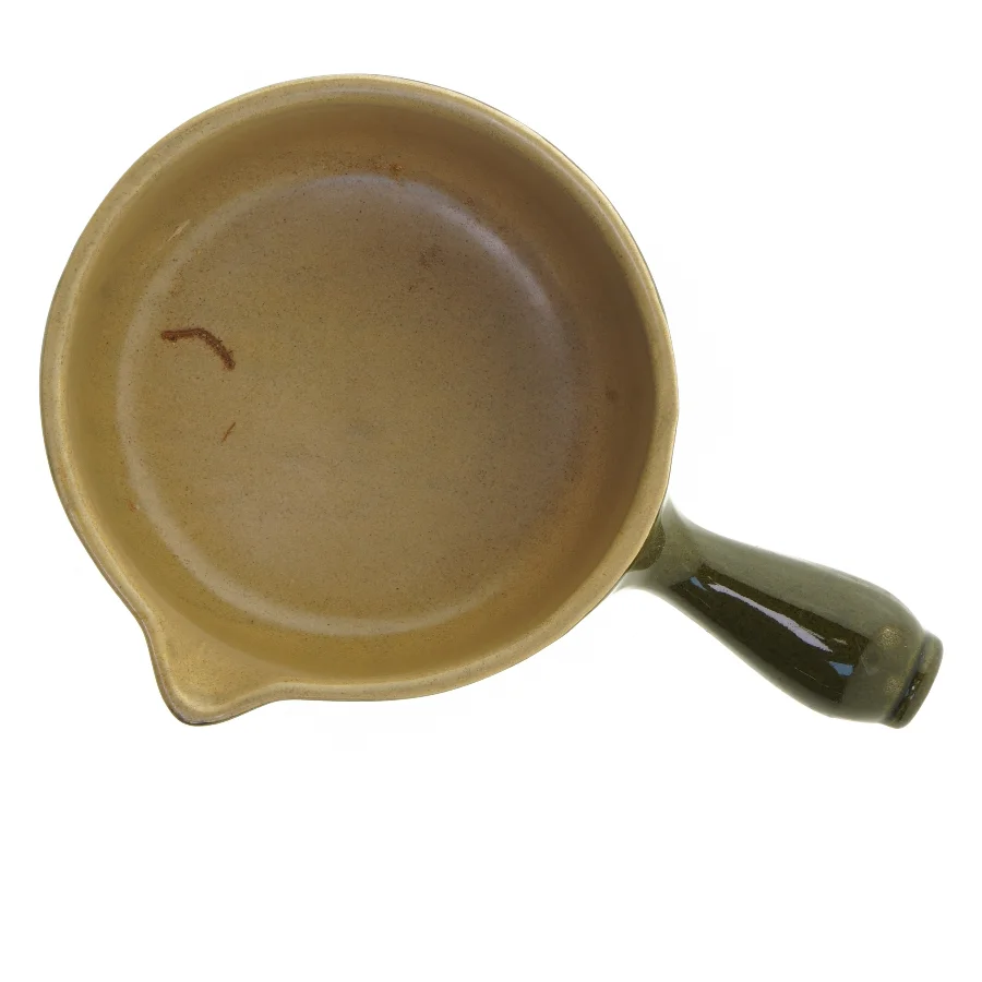 Keramisk gryde med håndtag (str. 29x9 cm)