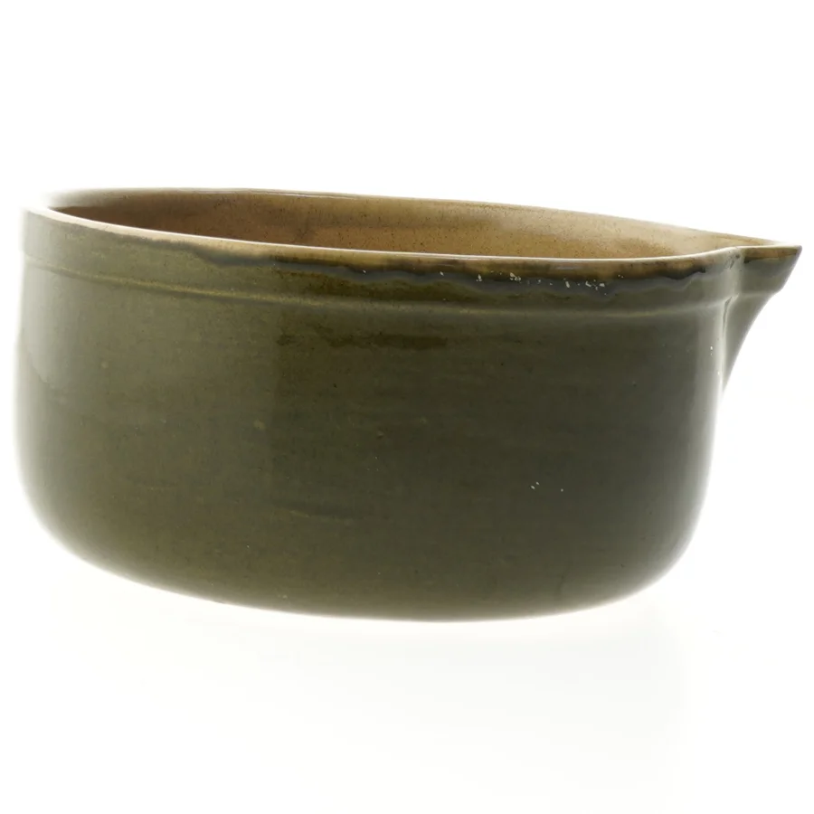Keramisk gryde med håndtag (str. 29x9 cm)