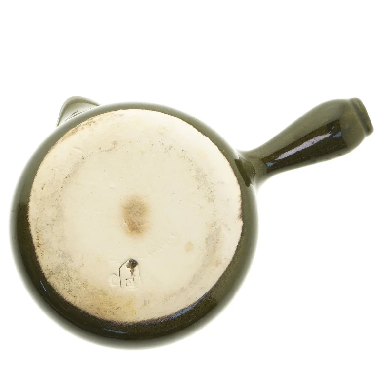 Keramisk gryde med håndtag (str. 29x9 cm)