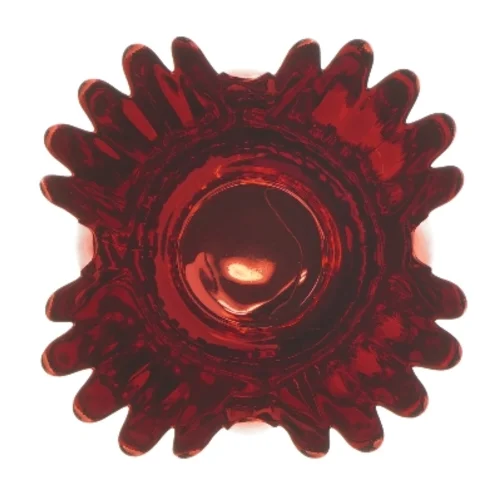 Rød glas vase 14 cm fra Krifon (str. 14 cm)