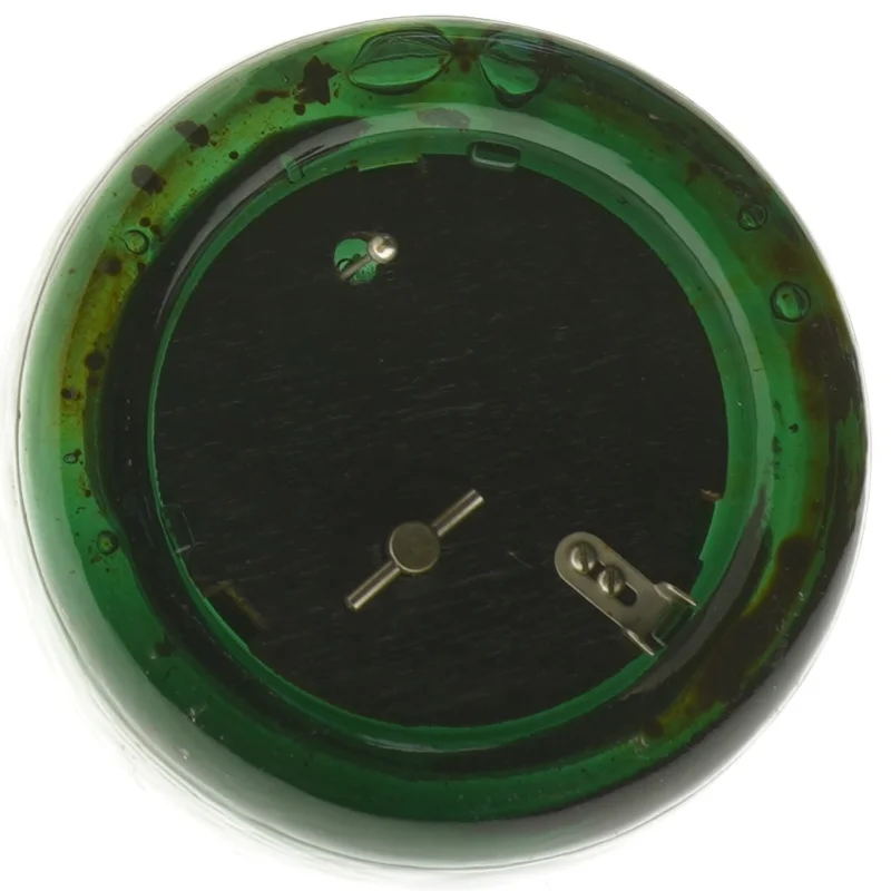 Grøn flaske spilledåse med rustik hældetud (str. 28 cm)