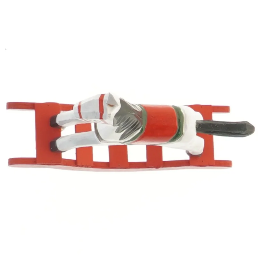 Træ gyngehest dekoration (str. 13,5x4x14,5 cm)