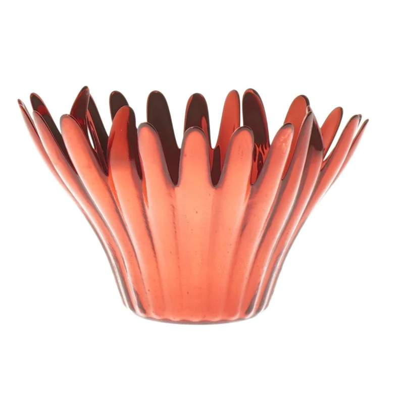 Glasblomst vase fra Krifon (str. 14 cm)