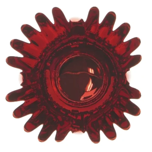 Glasblomst vase fra Krifon (str. 14 cm)