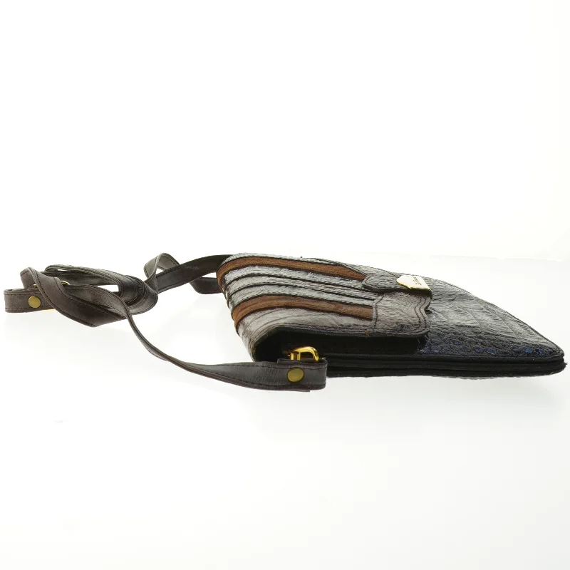 Krokodilskind håndtaske fra La Toscana (str. 26x19 cm)