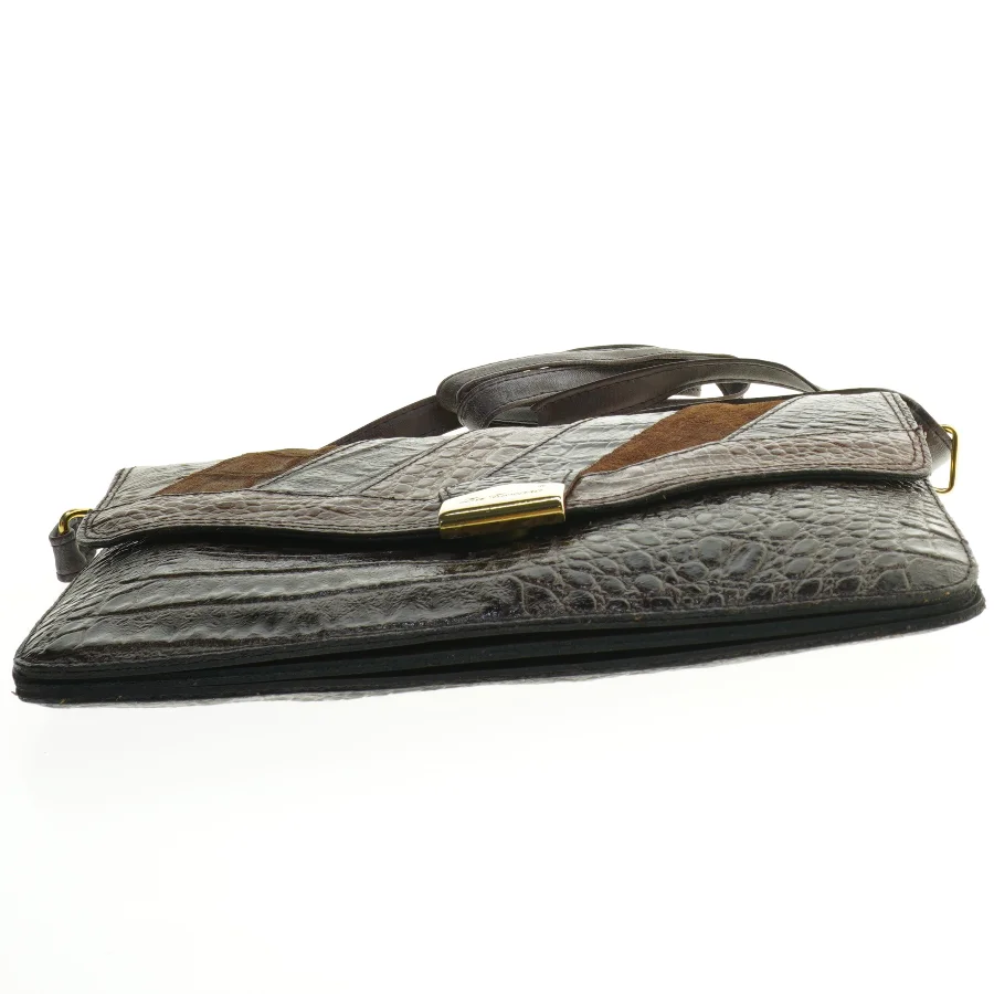 Krokodilskind håndtaske fra La Toscana (str. 26x19 cm)