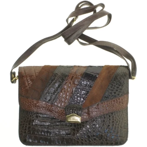 Krokodilskind håndtaske fra La Toscana (str. 26x19 cm)