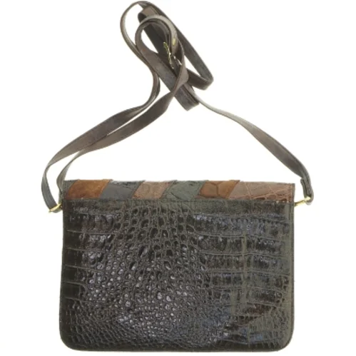 Krokodilskind håndtaske fra La Toscana (str. 26x19 cm)