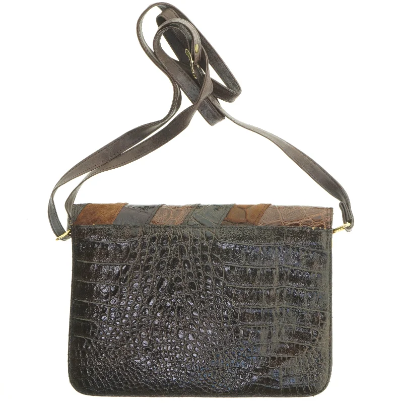 Krokodilskind håndtaske fra La Toscana (str. 26x19 cm)