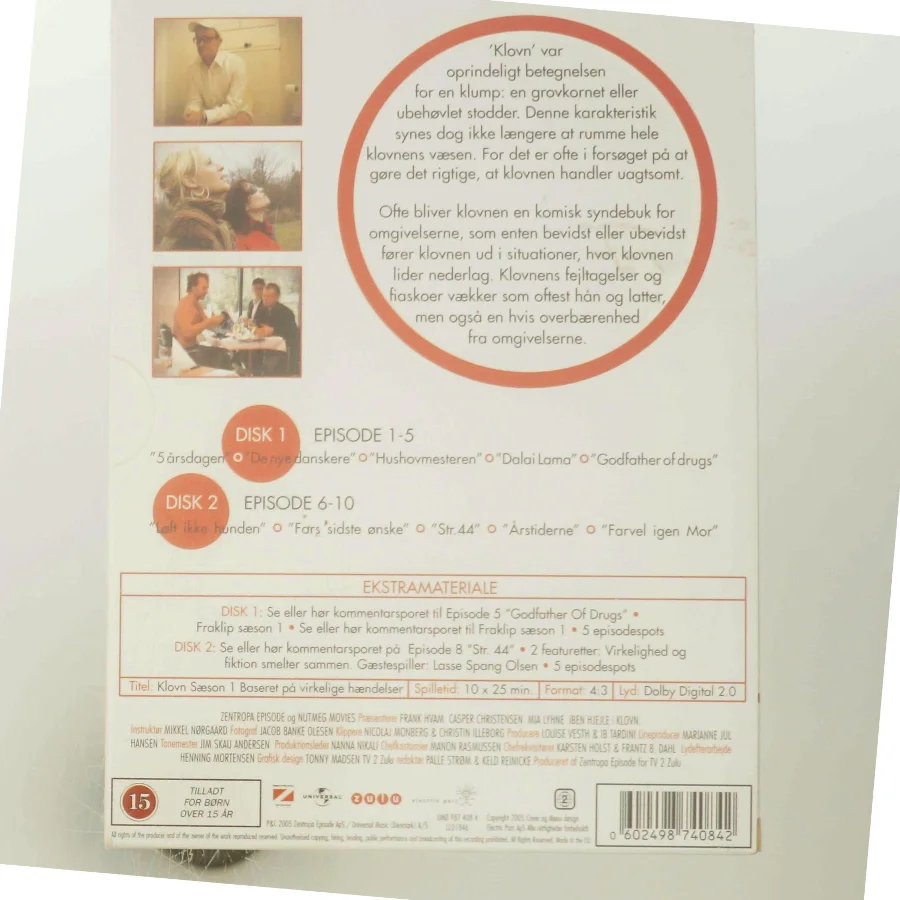 Klovn, 1.sæson med Frank Hvam (DVD)