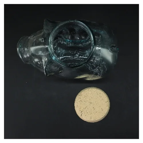 Glasbeholder formet som en elefant (str. 24 cm)