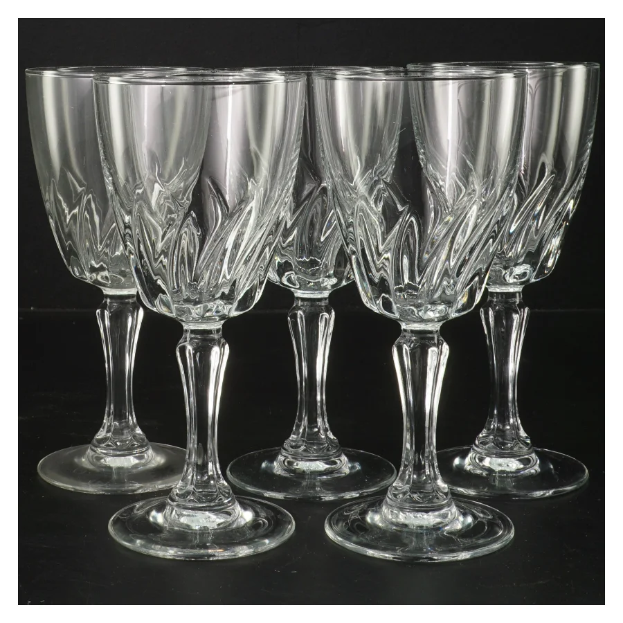 Krystal Glas, 5 stykker, 17 cm (str. 5 styk, 17 cm)