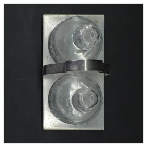 Karaffel sæt med holder (str. 17x15x8 cm)